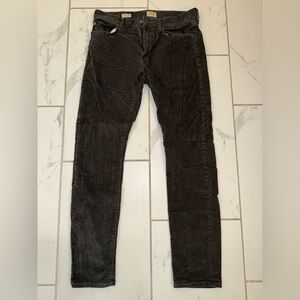 J.Crew dark gray corduroys
